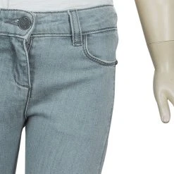 Little Marc Jacobs Grey Denim Skinny Jeans 6 Yrs For Kids -Cheap Marc Jacobs Store luxury kids marc jacobs new girls clothing p56006 004