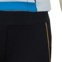 Little Marc Jacobs Black And Gold Piping Detail Sweat Pants 5 Yrs For Kids -Cheap Marc Jacobs Store luxury kids marc jacobs new girls clothing p56009 004