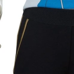 Little Marc Jacobs Black And Gold Piping Detail Sweat Pants 5 Yrs For Kids -Cheap Marc Jacobs Store luxury kids marc jacobs new girls clothing p56009 005