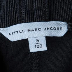 Little Marc Jacobs Black And Gold Piping Detail Sweat Pants 5 Yrs For Kids -Cheap Marc Jacobs Store luxury kids marc jacobs new girls clothing p56009 011