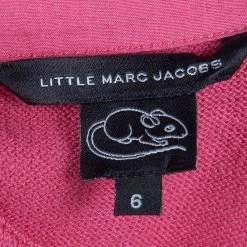 Little Marc Jacobs Pink Cardigan 6 Yrs For Kids -Cheap Marc Jacobs Store luxury kids marc jacobs new girls clothing p56163 009