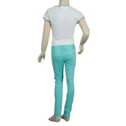 Little Marc Jacobs Turquoise Blue Skinny Jeans 6 Yrs For Kids -Cheap Marc Jacobs Store luxury kids marc jacobs new girls clothing p56190 0003