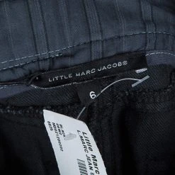 Little Marc Jacobs Black Zip Detail Skinny Jeans 6 Yrs For Kids -Cheap Marc Jacobs Store luxury kids marc jacobs new girls clothing p63634 0010