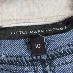 Little Marc Jacobs Indigo Denim Mini Skirt 10 Yrs For Kids -Cheap Marc Jacobs Store luxury kids marc jacobs new girls clothing p63848 0010