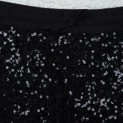 Little Marc Jacobs Black Sequin Embellished Shorts 12 Yrs For Kids -Cheap Marc Jacobs Store luxury kids marc jacobs new girls clothing p66936 0004