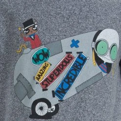 Little Marc Jacobs Grey Melange Jersey Graphic Print Crew Neck T-Shirt 6 Yrs For Kids -Cheap Marc Jacobs Store luxury kids marc jacobs used boys clothing p70194 004