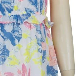 Little Marc Jacobs Multicolor Floral Print Smocking Detail Dress 6 Yrs For Kids -Cheap Marc Jacobs Store luxury kids marc jacobs used girls clothing p56286 0007