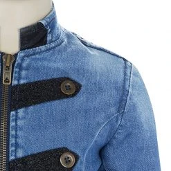 Little Marc Jacobs Contrast Lurex Embroidered Denim Jacket 5 Yrs For Kids 14 Little Marc Jacobs Contrast Lurex Embroidered Denim Jacket 5 Yrs For Kids -Cheap Marc Jacobs Store luxury kids marc jacobs used girls clothing p59398 004