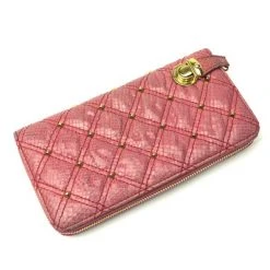 Marc Jacobs Zip Pink Phyton-Effect Leather Wallet For Men -Cheap Marc Jacobs Store luxury men marc jacobs used handbags p31684 005