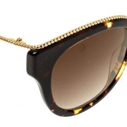 Marc Jacobs Brown Tortoise Gradient Marc 165/S Twisted Temple Cat Eye Sunglasses For Women -Cheap Marc Jacobs Store luxury women marc jacobs new accessories p362556 002