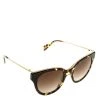 Marc Jacobs Brown Tortoise Gradient Marc 165/S Twisted Temple Cat Eye Sunglasses For Women
