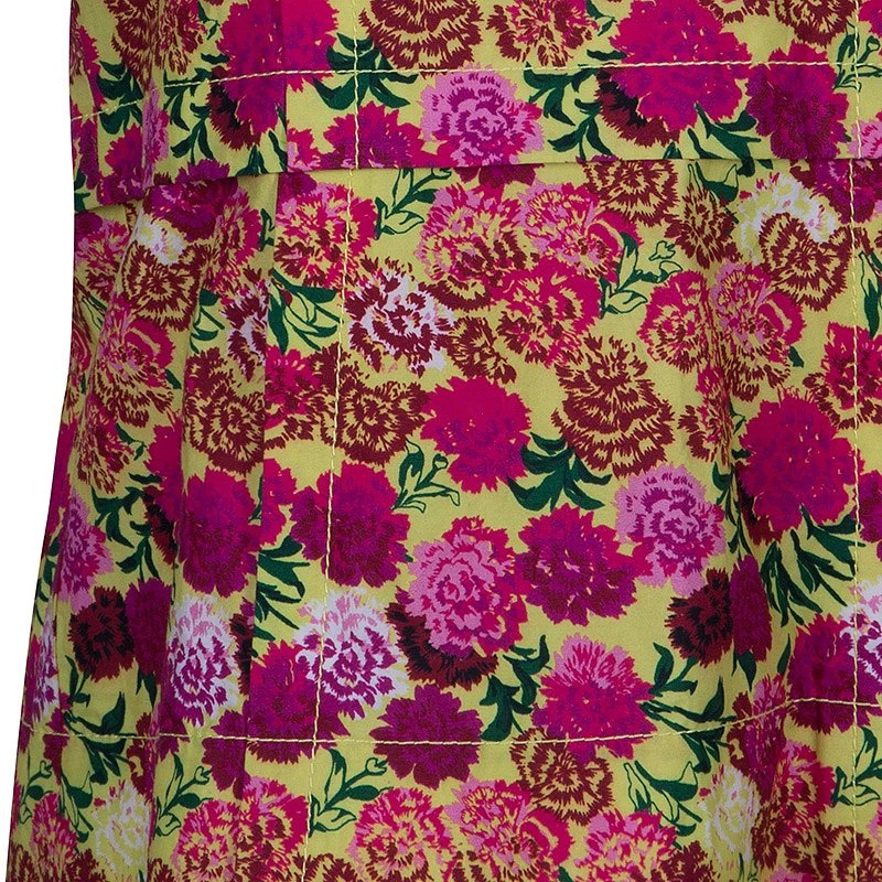 Marc Jacobs Floral Print Short Sleeve Top M For Women 6 Marc Jacobs Floral Print Short Sleeve Top M For Women - Image 6