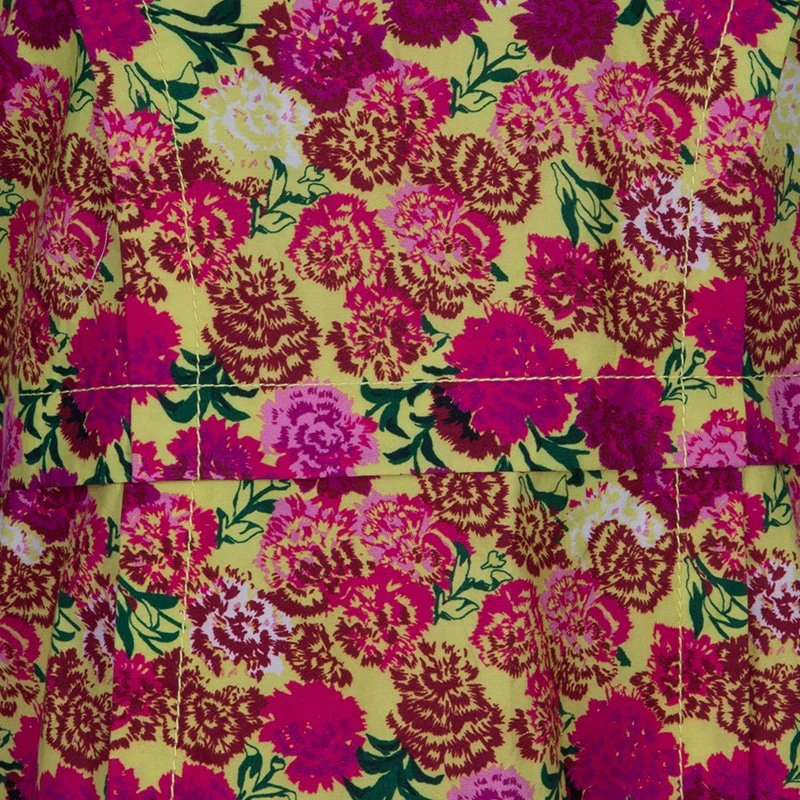 Marc Jacobs Floral Print Short Sleeve Top M For Women 7 Marc Jacobs Floral Print Short Sleeve Top M For Women - Image 7