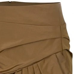 Marc Jacobs Tan Gathered Silk Skirt S For Women 12 Marc Jacobs Tan Gathered Silk Skirt S For Women -Cheap Marc Jacobs Store luxury women marc jacobs new clothes p48667 0004