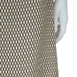Marc Jacobs Cream Patterned A-Line Skirt M For Women -Cheap Marc Jacobs Store luxury women marc jacobs new clothes p55579 007