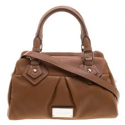 Marc Jacobs Brown Leather Small Groovee Satchel For Women