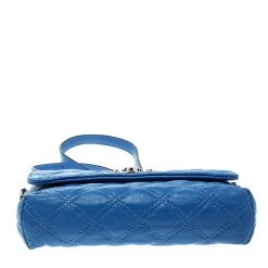 Marc Jacobs Blue Quilted Leather Day To Night Single Crossbody Bag For Women -Cheap Marc Jacobs Store luxury women marc jacobs new handbags p137042 0006