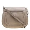 Marc Jacobs Beige Leather Empire City Saddle Crossbody Bag For Women