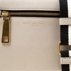 Marc Jacobs Grey Leather Small Gotham Shoulder Bag For Women -Cheap Marc Jacobs Store luxury women marc jacobs new handbags p175712 009