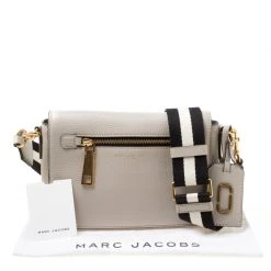 Marc Jacobs Grey Leather Small Gotham Shoulder Bag For Women -Cheap Marc Jacobs Store luxury women marc jacobs new handbags p175712 010