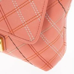 Marc Jacobs Multicolor Stitched Detail Logo Imprinted Shoulder Bag For Women -Cheap Marc Jacobs Store luxury women marc jacobs new handbags p17784 009