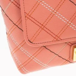 Marc Jacobs Multicolor Stitched Detail Logo Imprinted Shoulder Bag For Women -Cheap Marc Jacobs Store luxury women marc jacobs new handbags p17784 010