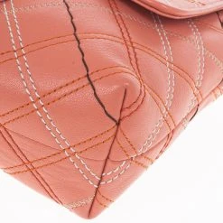 Marc Jacobs Multicolor Stitched Detail Logo Imprinted Shoulder Bag For Women -Cheap Marc Jacobs Store luxury women marc jacobs new handbags p17784 011