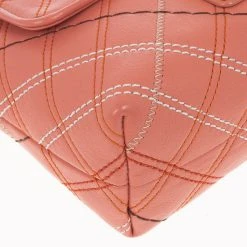 Marc Jacobs Multicolor Stitched Detail Logo Imprinted Shoulder Bag For Women -Cheap Marc Jacobs Store luxury women marc jacobs new handbags p17784 012