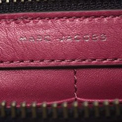 Marc Jacobs Raspberry Leather Small Gotham Crossbody Bag For Women -Cheap Marc Jacobs Store luxury women marc jacobs new handbags p272911 001