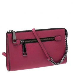 Marc Jacobs Raspberry Leather Small Gotham Crossbody Bag For Women -Cheap Marc Jacobs Store luxury women marc jacobs new handbags p272911 007