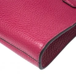 Marc Jacobs Raspberry Leather Small Gotham Crossbody Bag For Women -Cheap Marc Jacobs Store luxury women marc jacobs new handbags p272911 009