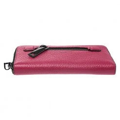 Marc Jacobs Raspberry Pink Leather Gotham Zip Around Wallet For Women 15 Marc Jacobs Raspberry Pink Leather Gotham Zip Around Wallet For Women -Cheap Marc Jacobs Store luxury women marc jacobs new handbags p273068 001