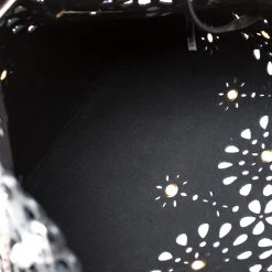 Marc Jacobs Black Laser Cut Leather Embellished Wingman Tote For Women -Cheap Marc Jacobs Store luxury women marc jacobs new handbags p279926 007