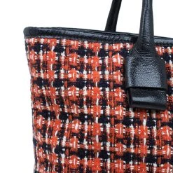 Marc Jacobs Orange Tweed The Hole Tote Bag For Women 21 Marc Jacobs Orange Tweed The Hole Tote Bag For Women -Cheap Marc Jacobs Store luxury women marc jacobs new handbags p42232 007