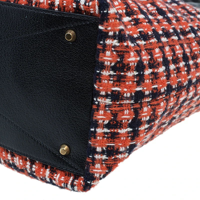 Marc Jacobs Orange Tweed The Hole Tote Bag For Women 11 Marc Jacobs Orange Tweed The Hole Tote Bag For Women - Image 11
