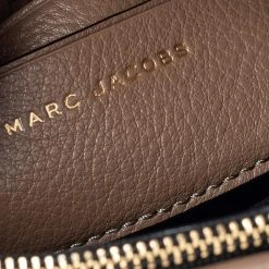 Marc Jacobs Pale Brown Leather Double Link 27 Shoulder Bag For Women -Cheap Marc Jacobs Store luxury women marc jacobs new handbags p473024 010