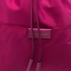 Marc Jacobs Magenta Nylon Active Drawstring Backpack For Women -Cheap Marc Jacobs Store luxury women marc jacobs new handbags p487887 007