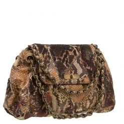 Marc Jacobs Beige Python And Sequins Mae Shoulder Bag For Women -Cheap Marc Jacobs Store luxury women marc jacobs new handbags p49911 0003