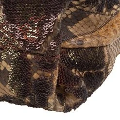 Marc Jacobs Beige Python And Sequins Mae Shoulder Bag For Women -Cheap Marc Jacobs Store luxury women marc jacobs new handbags p49911 0011