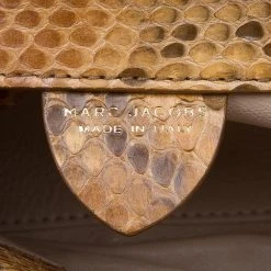 Marc Jacobs Beige Python And Sequins Mae Shoulder Bag For Women -Cheap Marc Jacobs Store luxury women marc jacobs new handbags p49911 0014