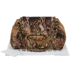 Marc Jacobs Beige Python And Sequins Mae Shoulder Bag For Women -Cheap Marc Jacobs Store luxury women marc jacobs new handbags p49911 0016