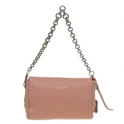 Marc Jacobs Vintage Rose Pebbled Leather Small Big Apple Gotham Shoulder Bag For Women -Cheap Marc Jacobs Store luxury women marc jacobs new handbags p49919 004