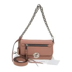 Marc Jacobs Vintage Rose Pebbled Leather Small Big Apple Gotham Shoulder Bag For Women -Cheap Marc Jacobs Store luxury women marc jacobs new handbags p49919 016