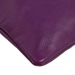 Marc Jacobs Purple Leather Zip Pouch For Women -Cheap Marc Jacobs Store luxury women marc jacobs new handbags p509250 003