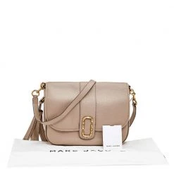 Marc Jacobs Beige Leather Interlock Messenger For Women -Cheap Marc Jacobs Store luxury women marc jacobs new handbags p566983 009