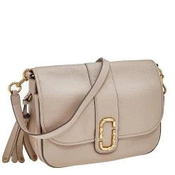 Marc Jacobs Beige Leather Interlock Messenger For Women -Cheap Marc Jacobs Store luxury women marc jacobs new handbags p566983 010