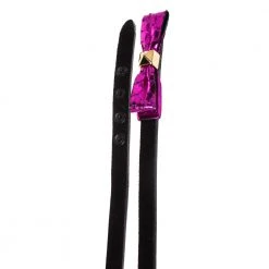 Marc Jacobs Black/Purple Suede And Patent Leather Bow Belt 90CM For Women -Cheap Marc Jacobs Store luxury women marc jacobs used accessories p290738 002
