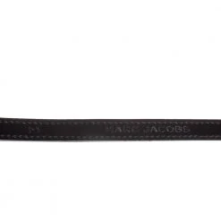 Marc Jacobs Black/Purple Suede And Patent Leather Bow Belt 90CM For Women -Cheap Marc Jacobs Store luxury women marc jacobs used accessories p290738 005