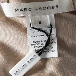Marc Jacobs Multicolor Striped Silk Knit One Shoulder Belted Dress M For Women -Cheap Marc Jacobs Store luxury women marc jacobs used clothes p103631 005