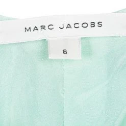 Marc Jacobs Green Floral Printed Crepe High Waist Wide Leg Pants M For Women -Cheap Marc Jacobs Store luxury women marc jacobs used clothes p105888 0005